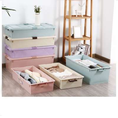 Hot selling cheap home fabric plastic storage box